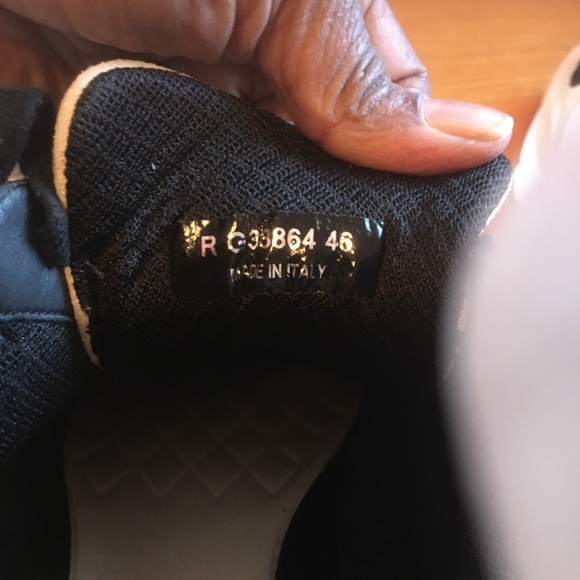 Chanel multi-colored suede runners sized 13 US. Authentic. No flaws. Worn once. - Picture 6 of 8